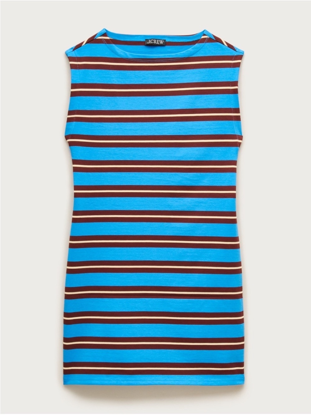 J. Crew Striped Sleeveless Mini Dress